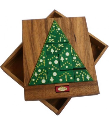 Casse-tête en bois Arbre de Noel
