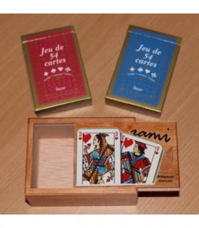 Coffret Jeu de Rami + cartes