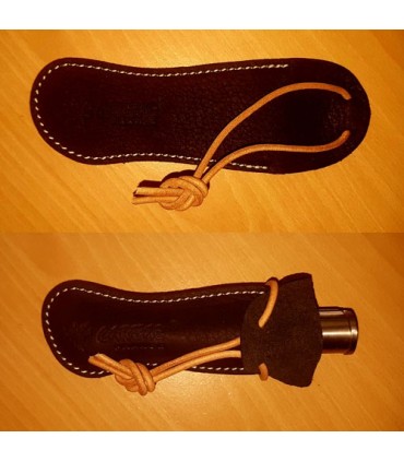 Etui cuir gousset noir