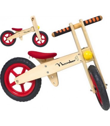 Draisienne en bois ou vélo de marche