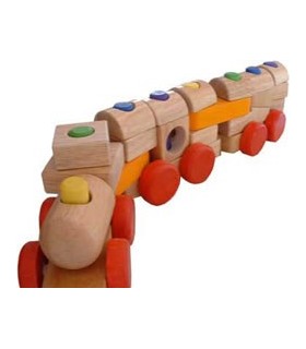 Train de Construction en bois